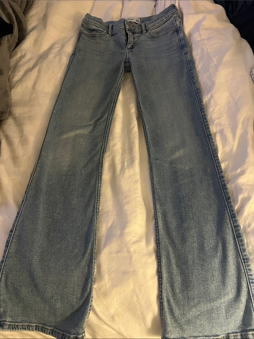 abercrombie kids Light Blue Flared Jeans